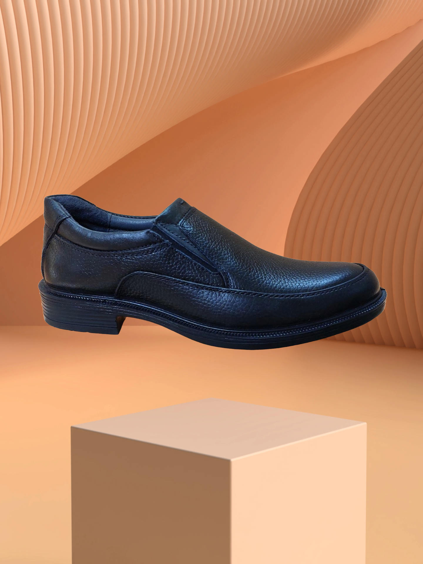 کفش مردانه تمام چرم طبیعی مدل 00125