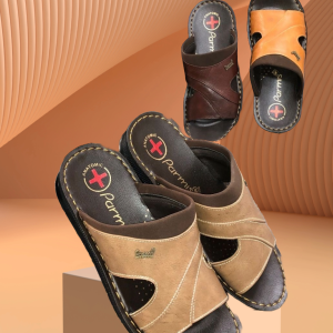 صندل مردانه پارمیس مشکی مدل 1001