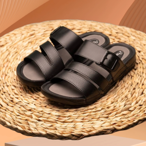 صندل مردانه پارمیس مشکی مدل 1003