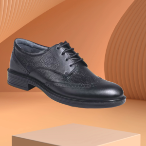 کفش مردانه تمام چرم طبیعی مدل هشترک بندی